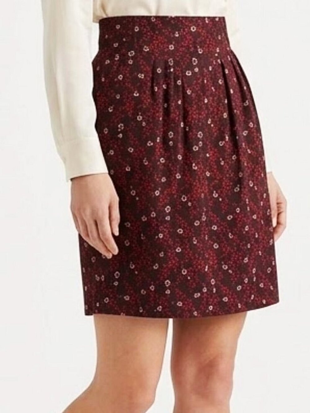 Jacob Floral Print Pull On Elastic Waist Micro Floral  Print Skirt- Sz XS